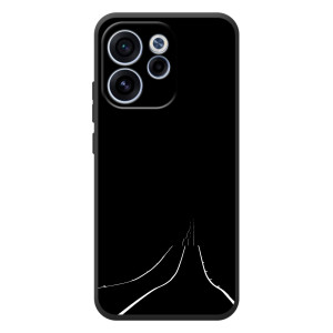Чехол с картинками на черном фоне для OPPO Reno 15F (Дорога)
