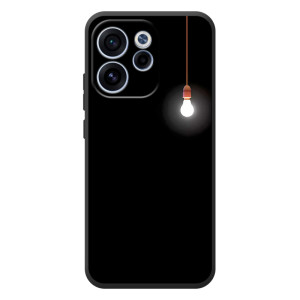 Чехол с картинками на черном фоне для OPPO Reno 15F (Лампочка)