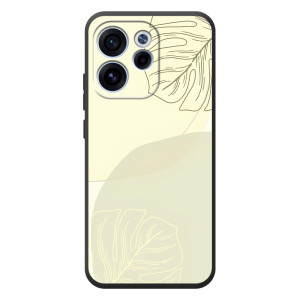 Чехол цветочный дизайн для OPPO Reno 15F (Зелёный фон)