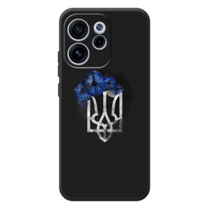 Чехол с украинским гербом на OPPO Reno 15F – Герб с цветком
