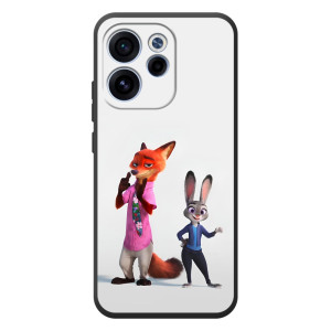 Силиконовый чехол с принтом Зоотрополіс для OPPO Reno 15F – Джуди и Ник