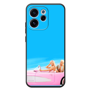 Силиконовый Чехол Барби Фильм на OPPO Reno 15F (Барби и Кен)