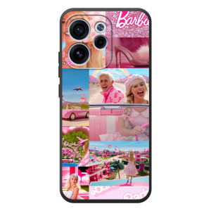 Силиконовый Чехол Барби Фильм на OPPO Reno 15F (Барби стиль)