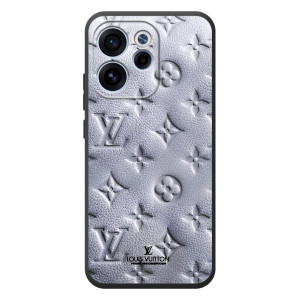 Текстурный Чехол Louis Vuitton для OPPO Рено 15F (Белый ЛВ)