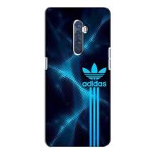 Чохли Адидас для Oppo Reno 2 (AlphaPrint) (Синій Адідас)