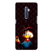 Чехли для Oppo Reno 2 - Скрудж МакДак Louis Vuitton (PREMIUMPrint) – Скрудж з ботліантом