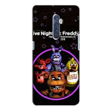 Чехлы Пять ночей с Фредди для Оппо Рено 2 (Лого Фредди)