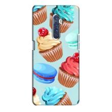 Чохли з фруктами для Oppo Reno 2 (VPrint) (Кексики)