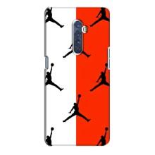 Чохли для Oppo Reno 2 - з картинкою JORDAN (AlphaPrint) (Лого Джордан)