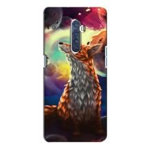 Чохли з картинкою Лисичка для Oppo Reno 2 (VPrint) (Лисичка в космосі)