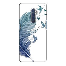 Чохол з картинкою (Стильні) OPPO Reno 2 - (AlphaPrint) – Перо