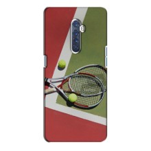 Чехлы с принтом Спортивная тематика для Oppo Reno 2 – Ракетки теннис