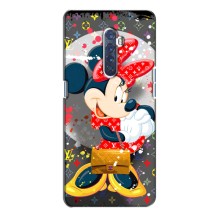 Чохол Disney Mouse Oppo Reno 2 (PREMIUMPrint) – Minni з бантіком