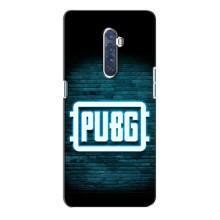 Чеjхол PUBG для OPPO Reno 2 (AlphaPrint) (Лого PUBG)