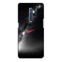 Чохол для Oppo Reno 2 - з принтом Найк (AlphaPrint) (Найк червоний)