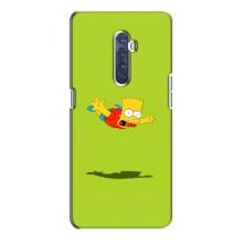 Чjхол з Сімпсонами для Oppo Reno 2 (VPrint) (Барт Сімпсон)