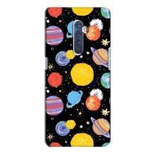 Космічні Чохли для OPPO Reno 2 (VPrint) (Намальовані планети)