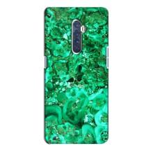 Мраморний чехол на Oppo Reno 2 (VPrint) (Салатовий Мрамор)