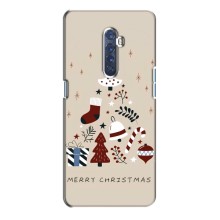 Різдвяні Чохли для Oppo Reno 2 (VPrint) (Merry Christmas)