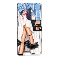 Силиконовый Чехол на Oppo Reno 2 с картинкой Стильных Девушек – Мода