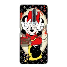 Чехол Disney Mouse Oppo Reno 2Z (PREMIUMPrint) (Минни peace)