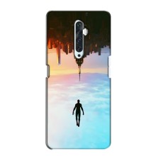 Чехол с человеком пауком для Oppo Reno 2Z - (AlphaPrint) (Паук человек)