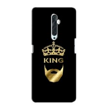 Чохол (Корона на чорному фоні) для Оппо Рено 2з – KING