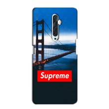 Чехол для Oppo Reno 2Z с картинкой Supreme (AlphaPrint) – Стиль Supreme