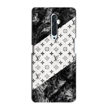 Чехол Стиль Louis Vuitton на Oppo Reno 2Z (LV на белом)