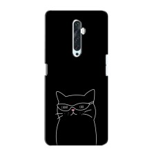 Чохол з малюнком кіт на Oppo Reno 2Z (Байдужий кіт)