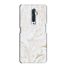 Мраморний чехол на Oppo Reno 2Z (VPrint) (Білий мрамор)