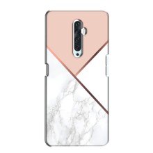 Мраморний чехол на Oppo Reno 2Z (VPrint) (Тройний мрамор)