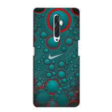 Силиконовый Чехол на Oppo Reno 2Z с картинкой Nike – Найк зеленый