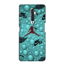Силиконовый Чехол Nike Air Jordan на Оппо Рено 2з – Джордан Найк