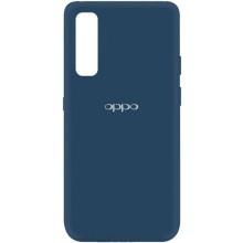 Чехол Silicone Cover My Color Full Protective (A) для Oppo Reno 3 Pro (Синий)