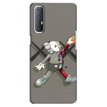 Чохли для Oppo Reno 3 Pro - Bearbrick Louis Vuitton (PREMIUMPrint) (Беарбрік Джордан)