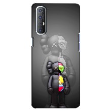 Чехлы для Oppo Reno 3 Pro - Bearbrick Louis Vuitton (PREMIUMPrint) (Тело Bearbrick)