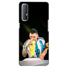 Чохли для Oppo Reno 3 Pro (Leo чемпіон) (AlphaPrint) (Кубок Мессі)