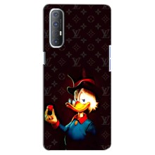 Чехлы для Oppo Reno 3 Pro - Скрудж МакДак Louis Vuitton (PREMIUMPrint) – Скрудж с бриллиантом