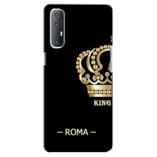 Чехлы для Oppo Reno 3 Pro (VPrint) - Футбольные клубы (Roma)