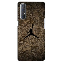 Чохли для Oppo Reno 3 Pro - з картинкою JORDAN (AlphaPrint) (Logo Jordan)