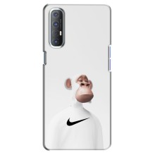 Чехлы с Обезьянами NFT для Oppo Reno 3 Pro (AlphaPrint) (обезьяна NFT Nike)