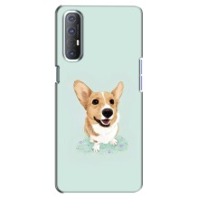 Чохли з собаками для Oppo Reno 3 Pro (VPrint) (Коргі)