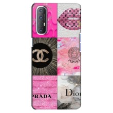 Чехол (Dior, Prada, YSL, Chanel) для Oppo Reno 3 Pro – Модница