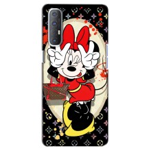 Чехол Disney Mouse Oppo Reno 3 Pro (PREMIUMPrint) (Минни peace)