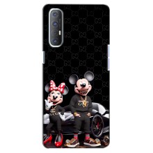 Чехол Disney Mouse Oppo Reno 3 Pro (PREMIUMPrint) (Семья Маусов)