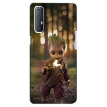 Чехол МАРВЕЛ для Оппо Рено 3 Про (AlphaPrint) – I am Groot