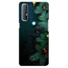 Чехол Новогодняя Елка на Oppo Reno 3 Pro (Елка)