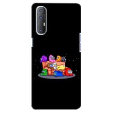 Чехол Амонг Ас для Oppo Reno 3 Pro (AlphaPrint) (Амонг-ас)