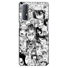 Анимешный чехол для Oppo Reno 3 Pro (Ahegao manga)